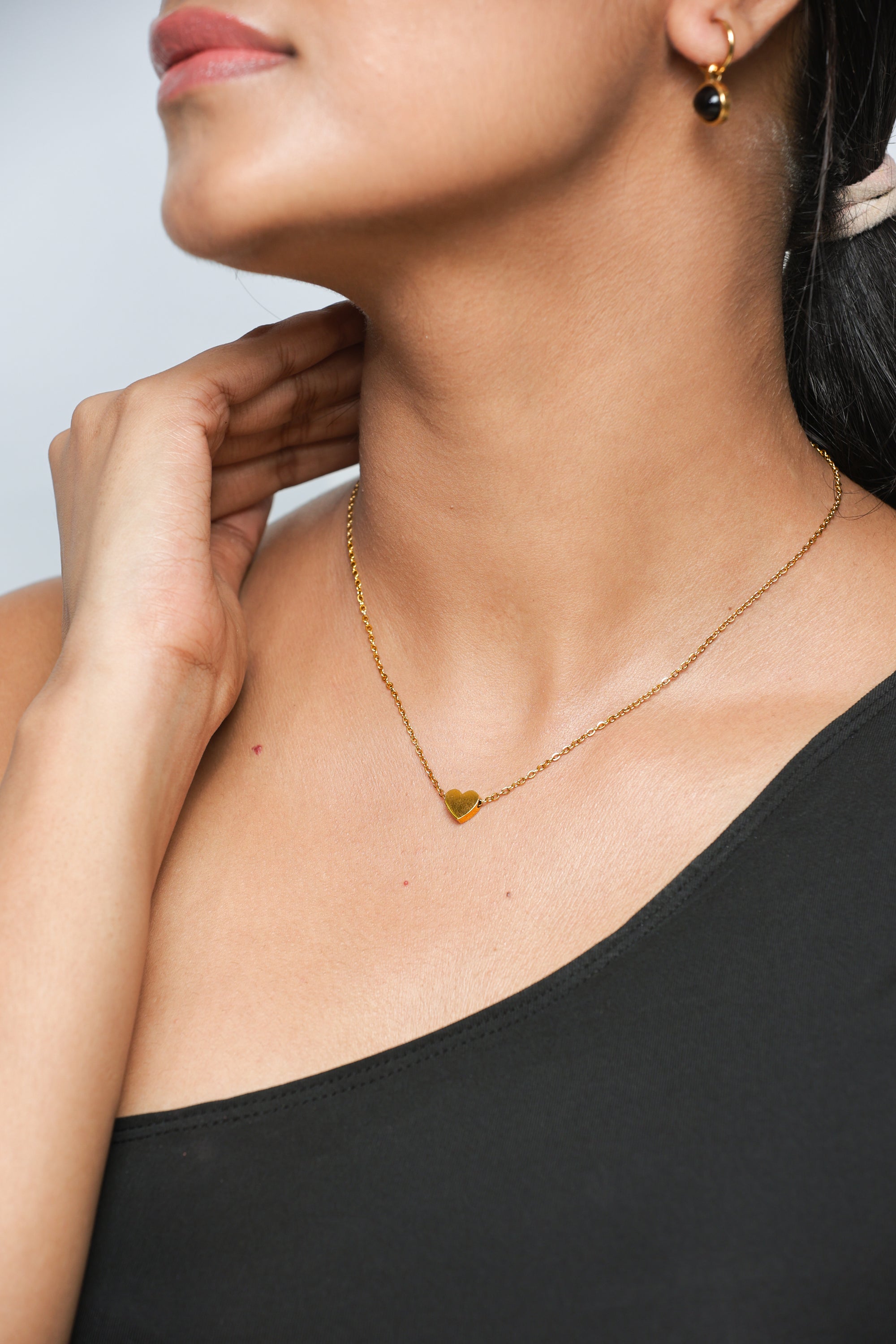 GOLDEN HEART NECKLACE - LittleJuels