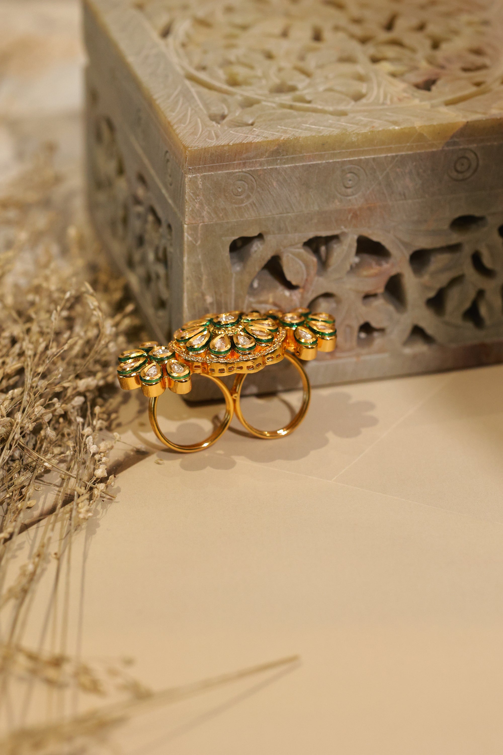 MAYRA DOUBLE RING - LittleJuels