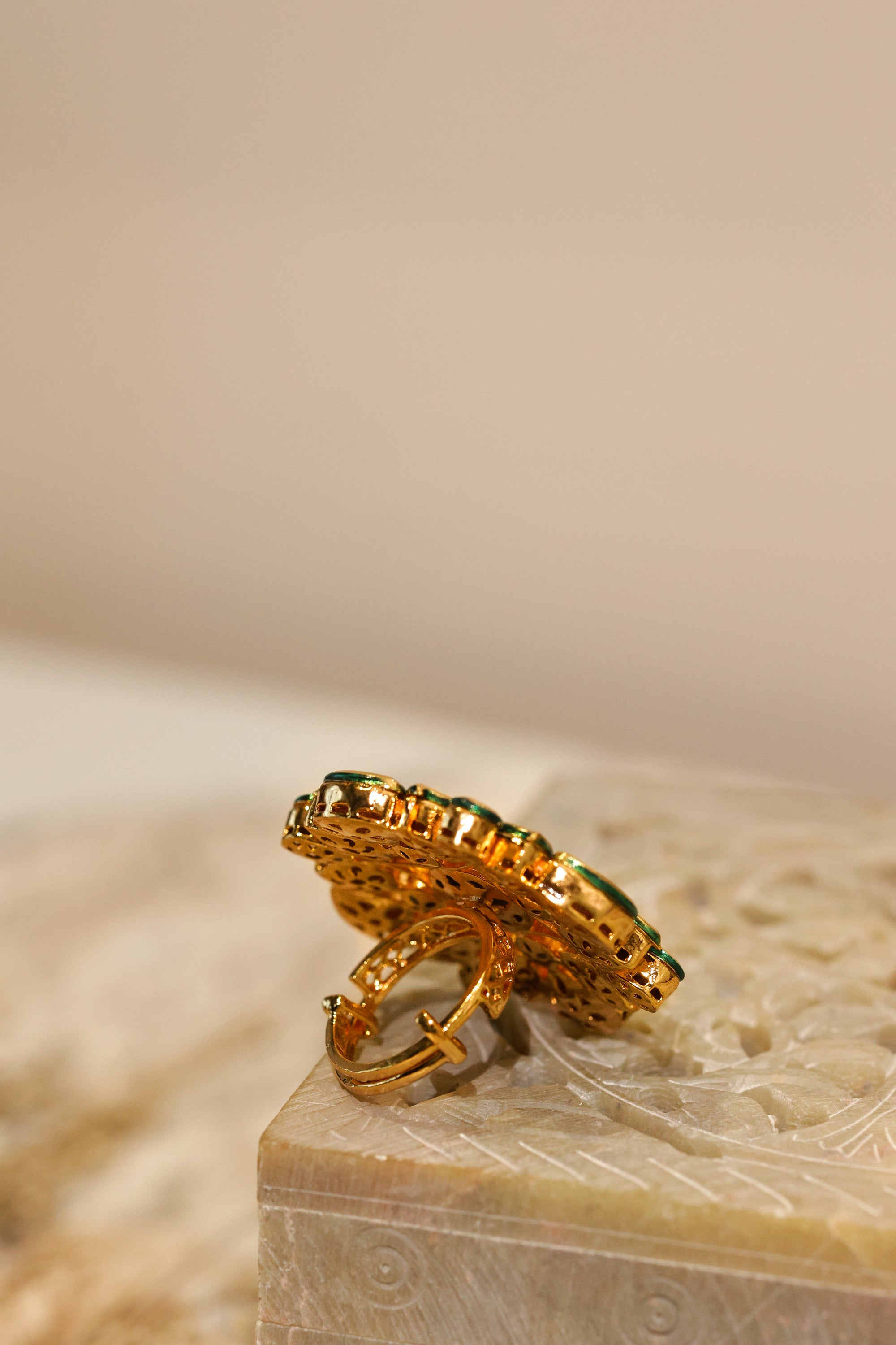 HALIA KUNDAN RING - LittleJuels