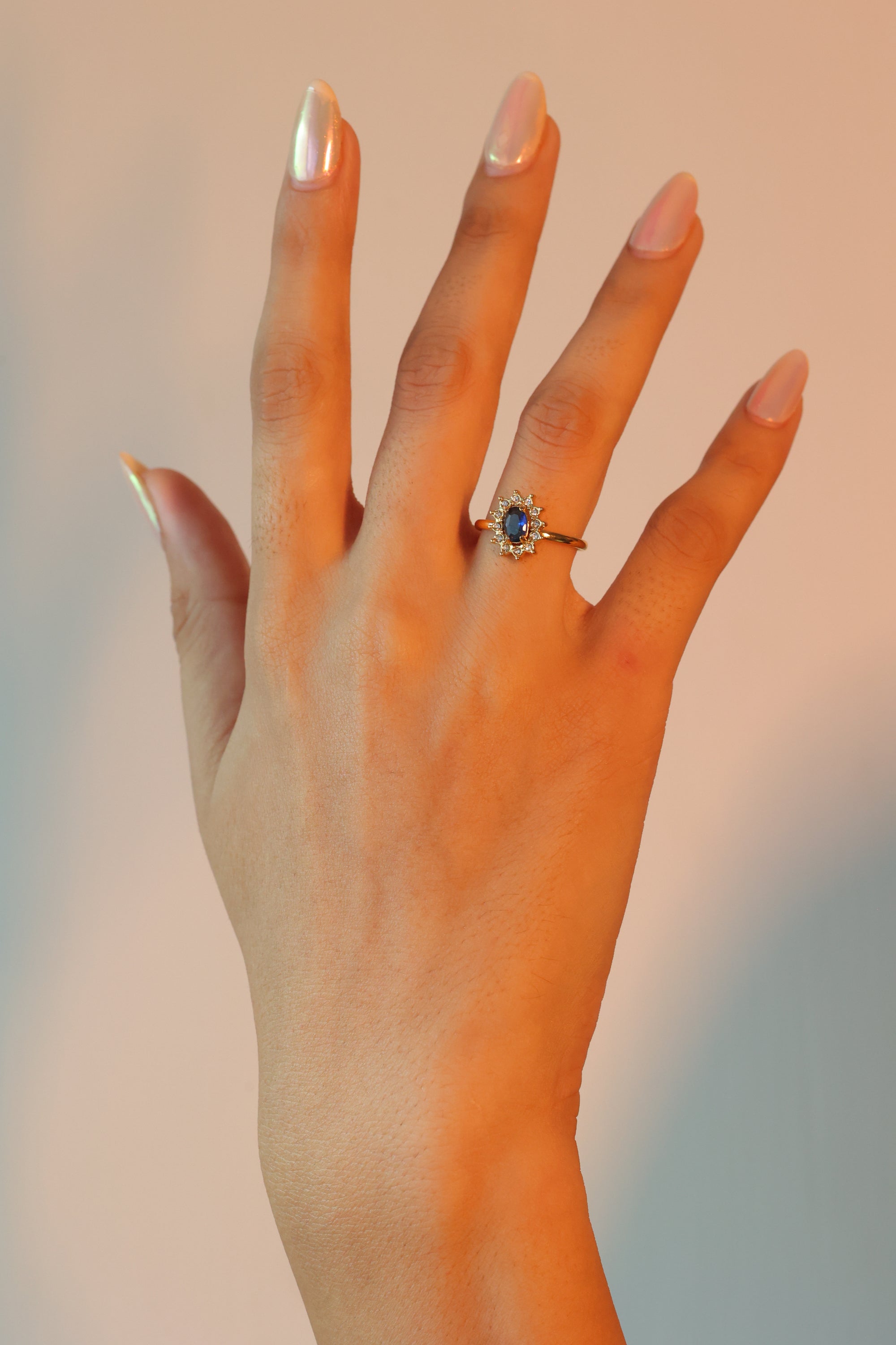 Diana Ring - Blue Saffire