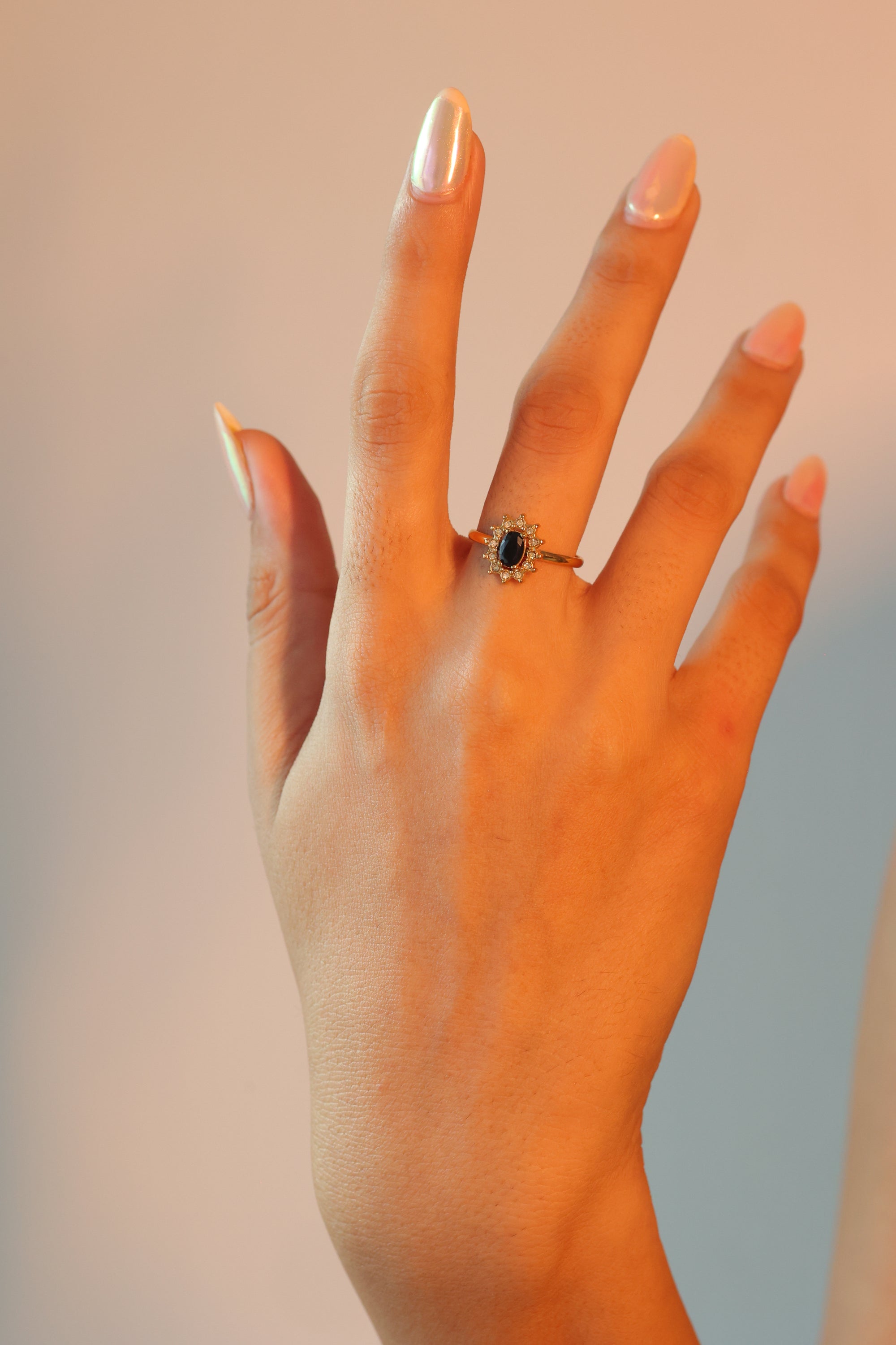 Diana Ring - Black rose