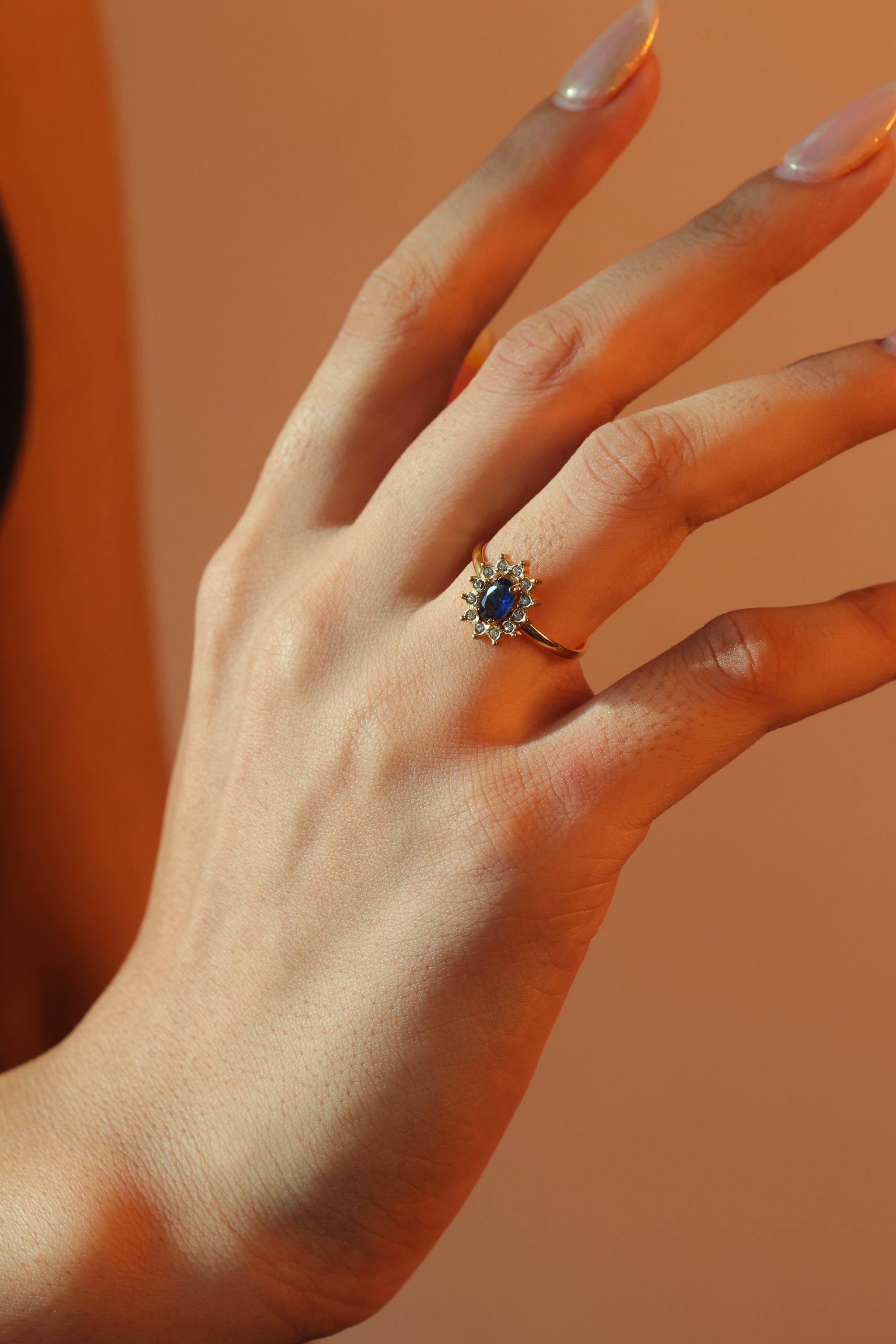 Diana Ring - Blue Saffire