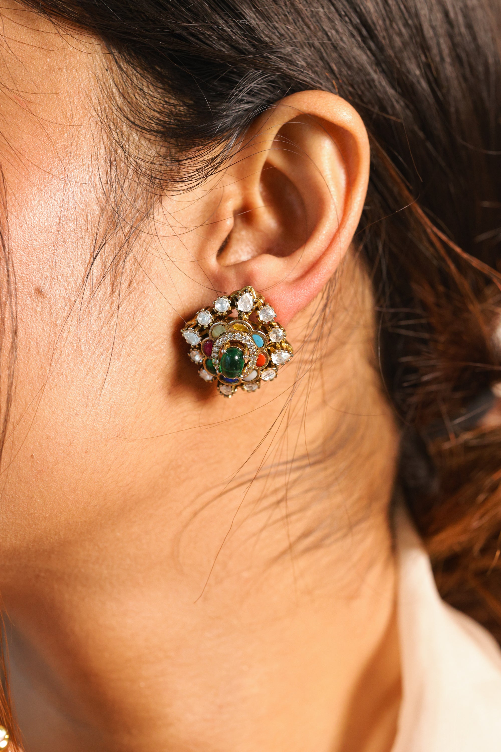ERA NAVRATAN POLKI STUDS - LittleJuels