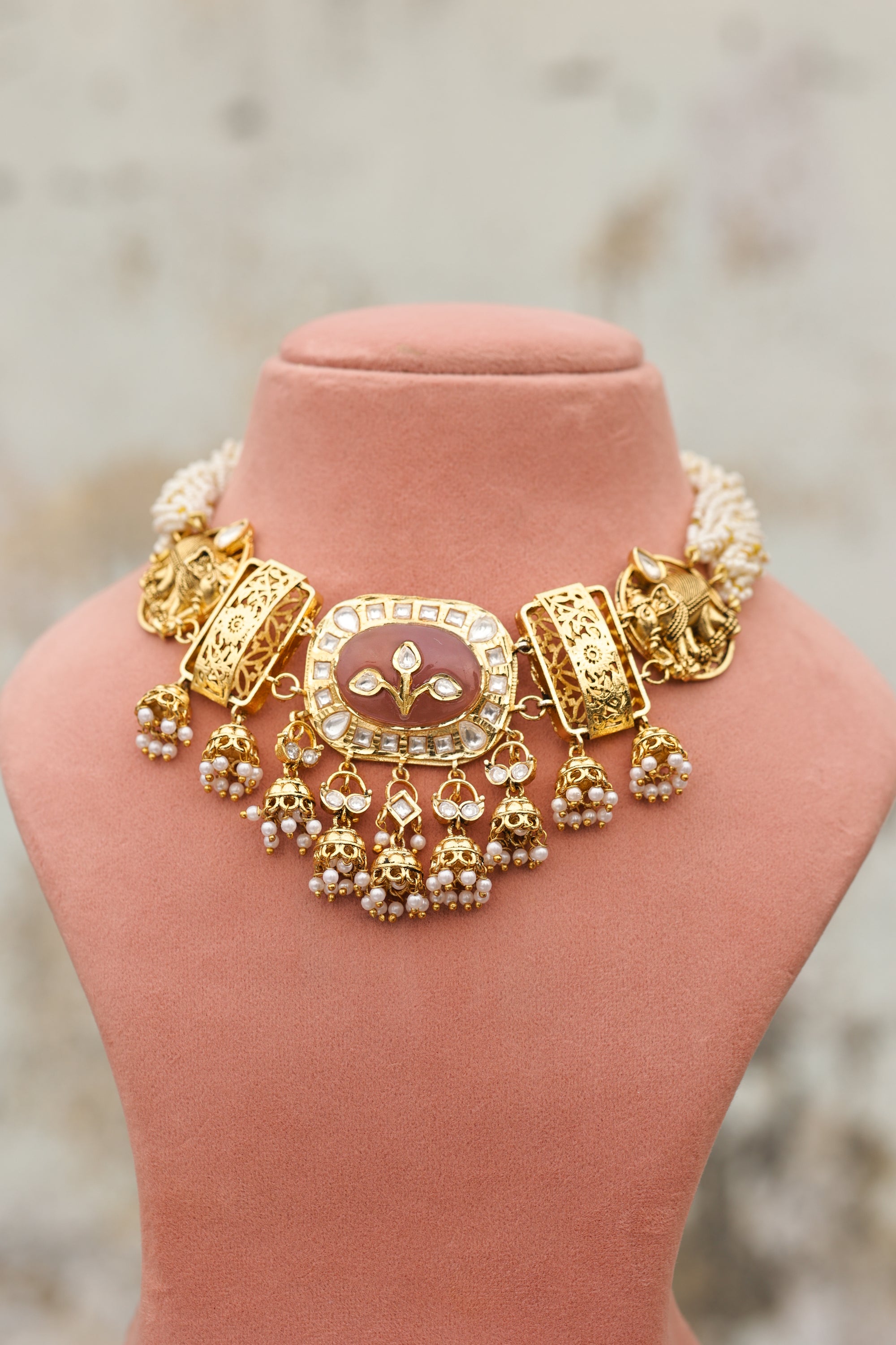 VIRIKA CHOKER NECKLACE SET - LittleJuels