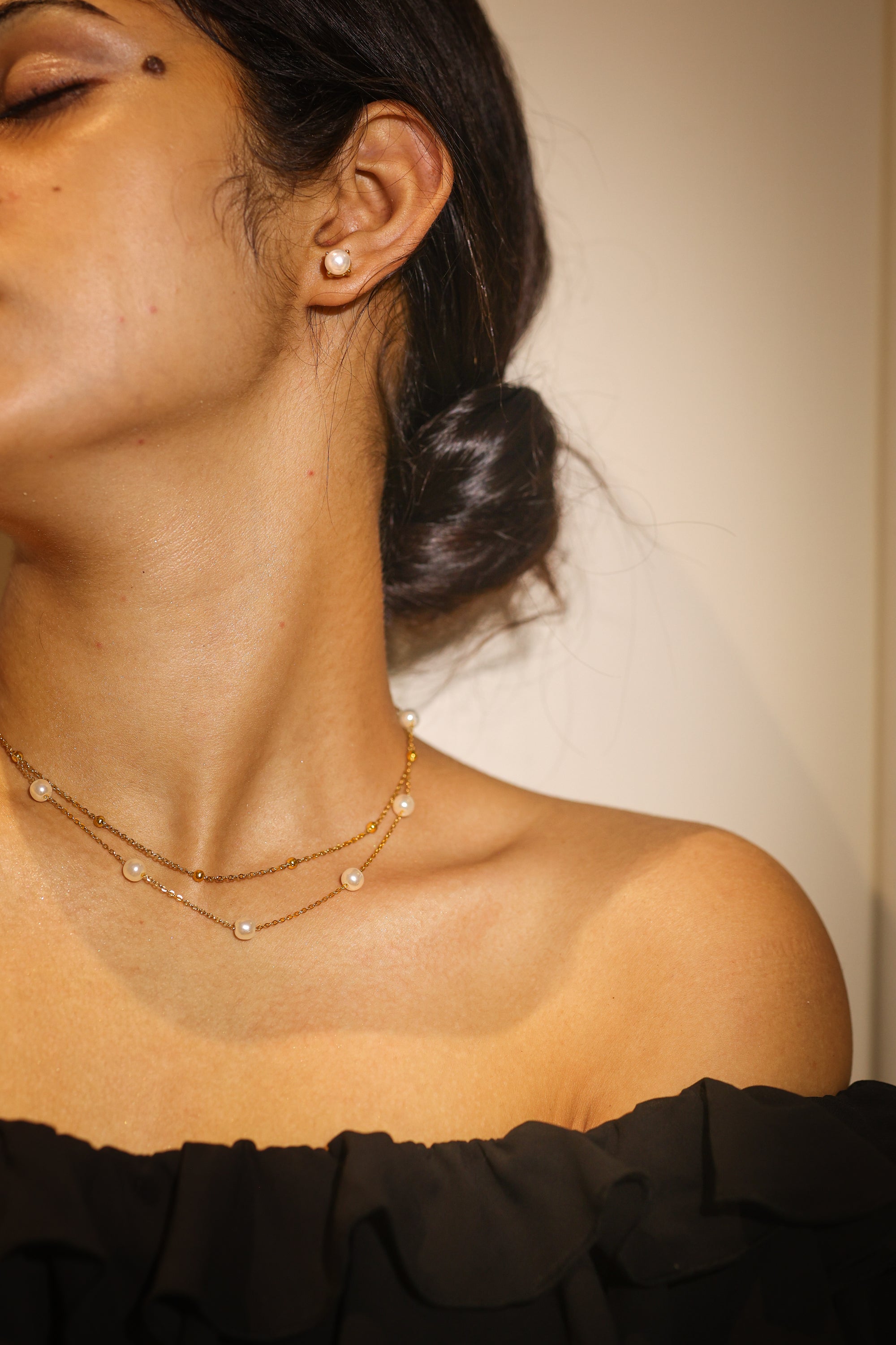 ANNA PEARL EARRINGS - LittleJuels