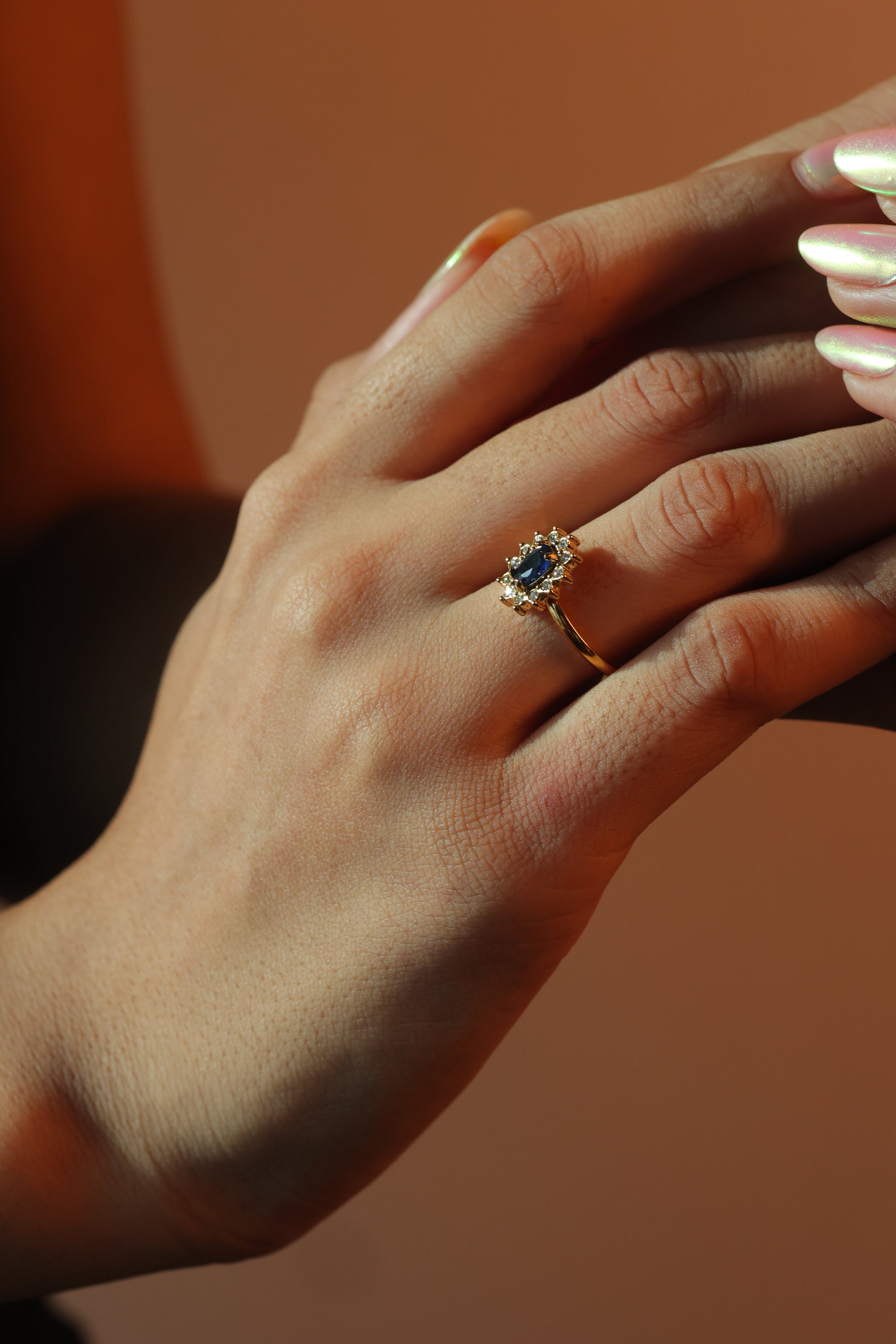 Diana Ring - Blue Saffire