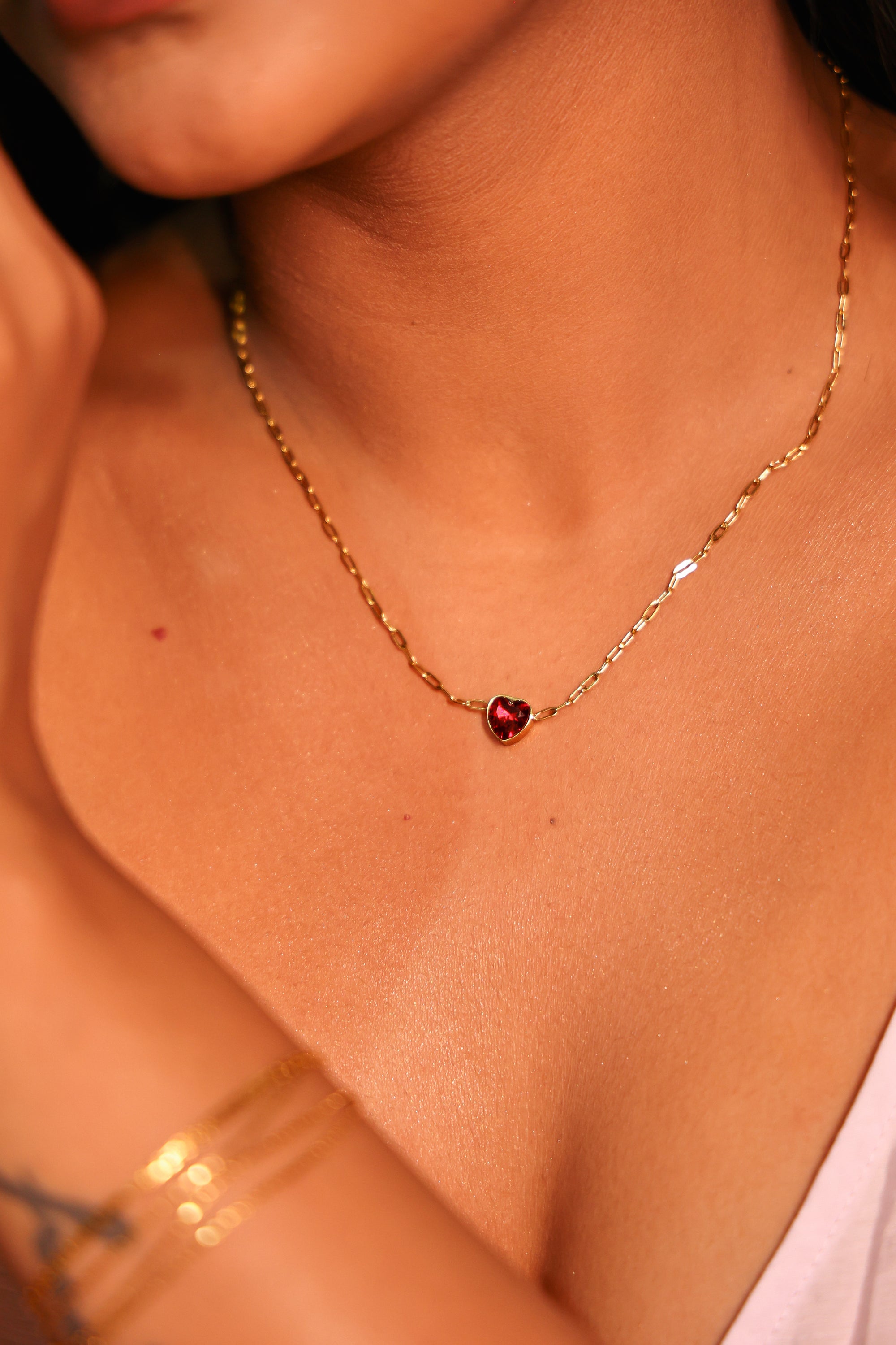 ESTEE HEART NECKLACE - LittleJuels