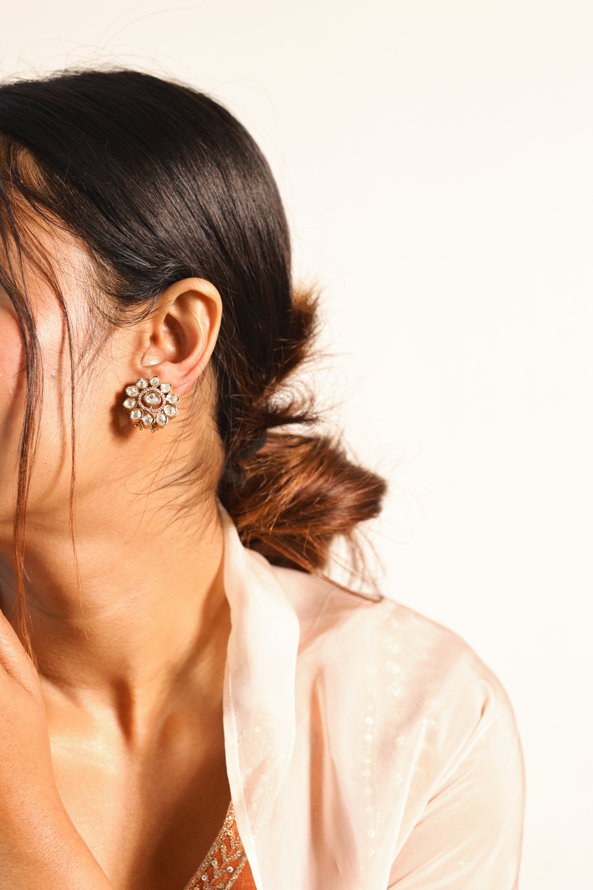 Kaira Uncut Polki Studs