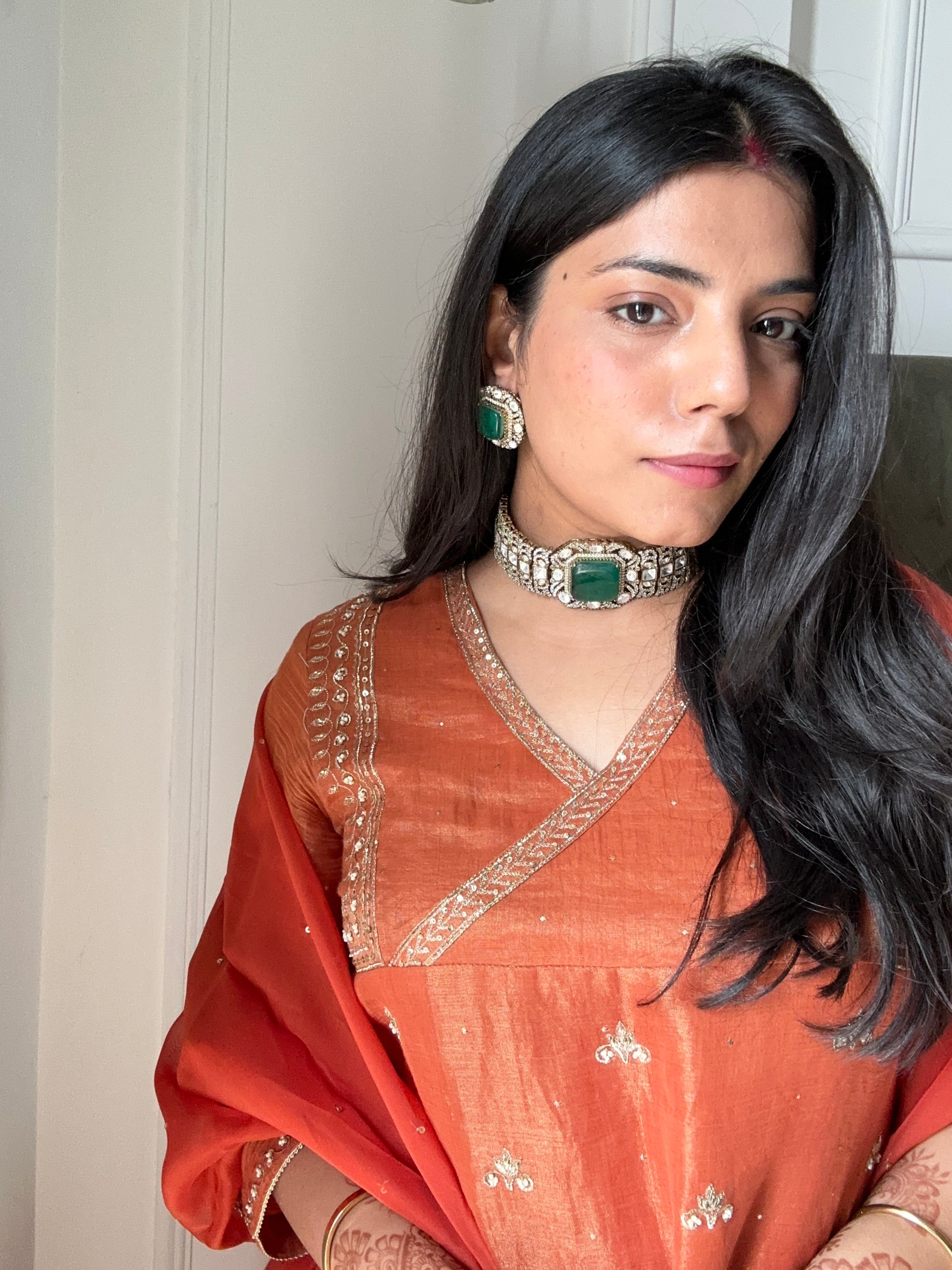 SIA DOUBLET STONE CHOKER SET - LittleJuels