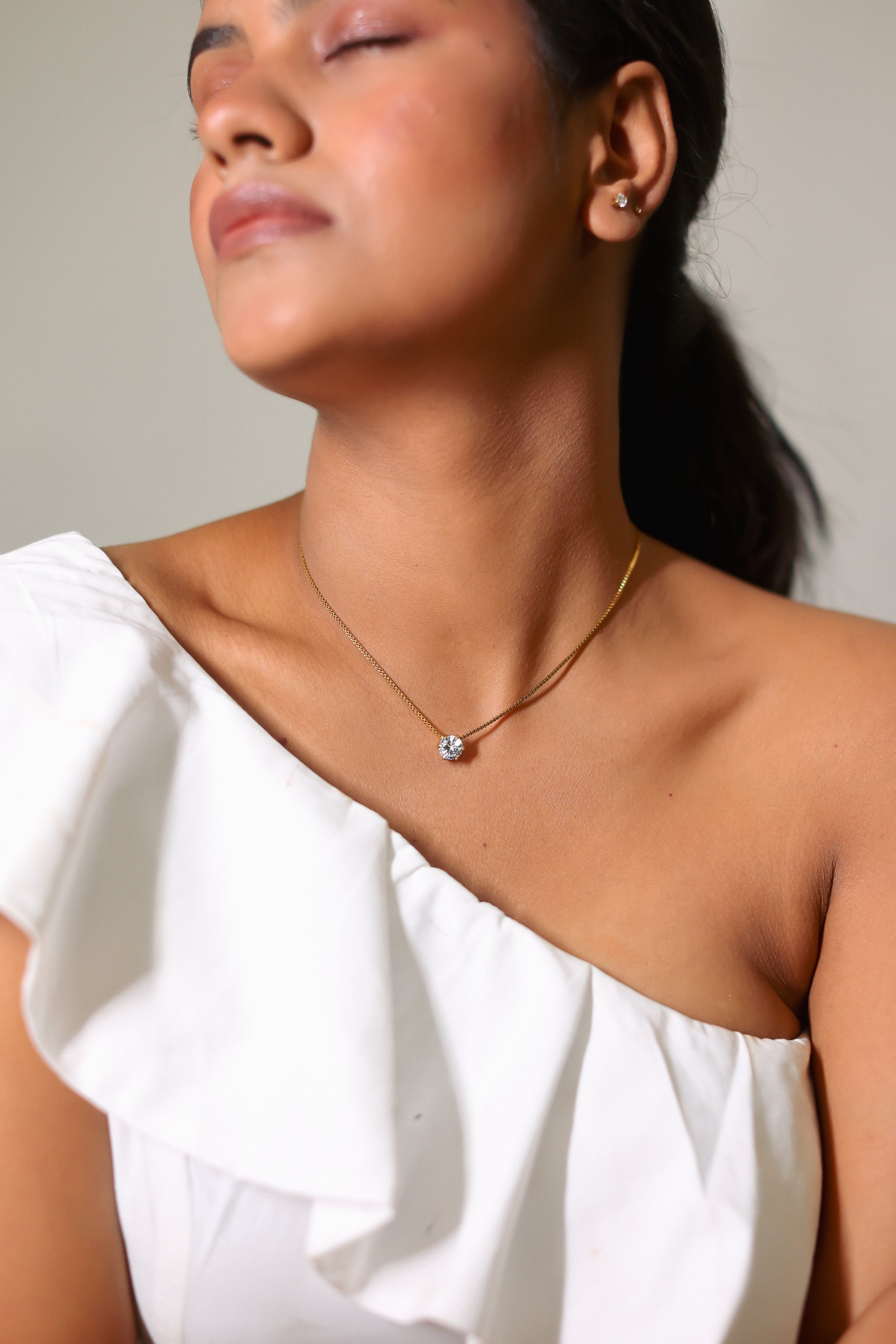 JANE SOLITAIRE NECKLACE - LittleJuels