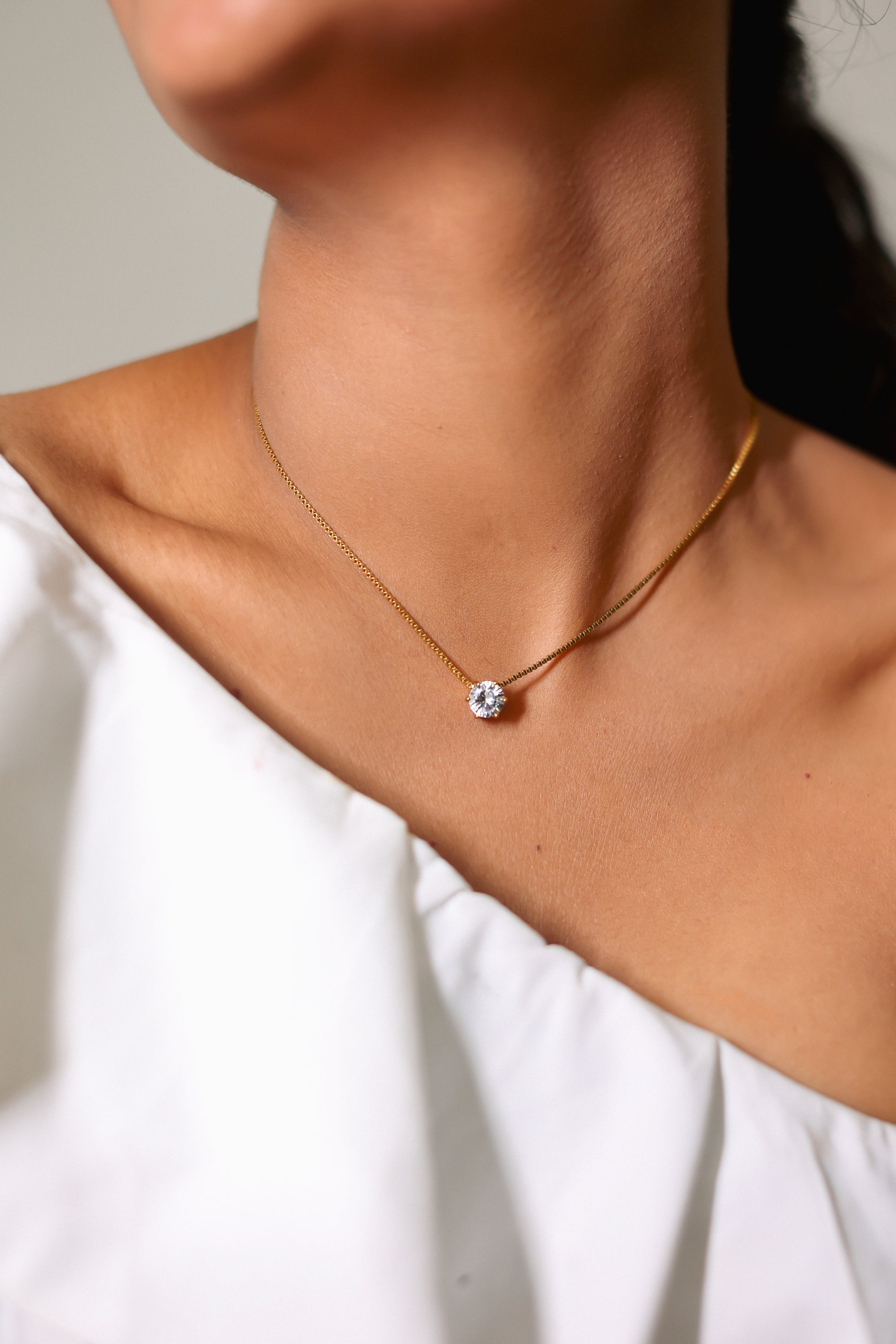 JANE SOLITAIRE NECKLACE - LittleJuels
