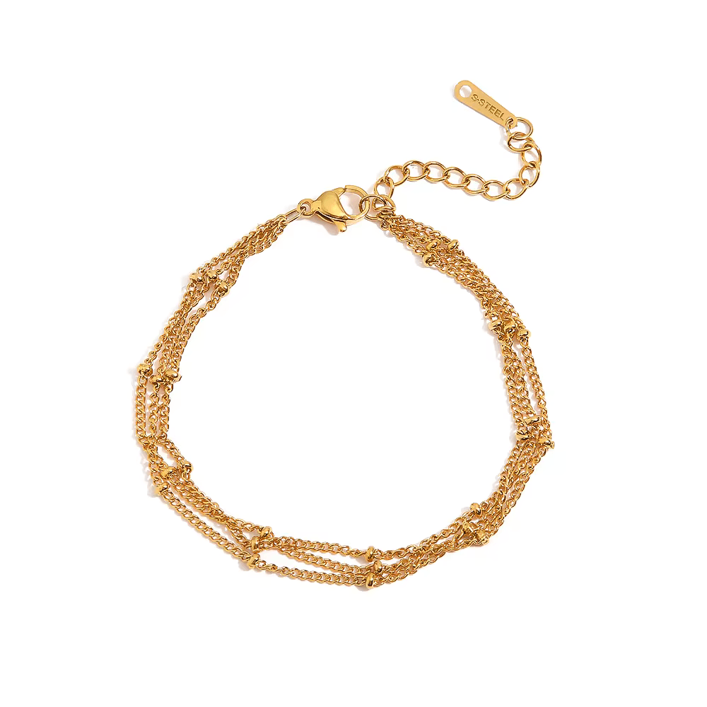 JUNE LAYERED BRACELET - LittleJuels