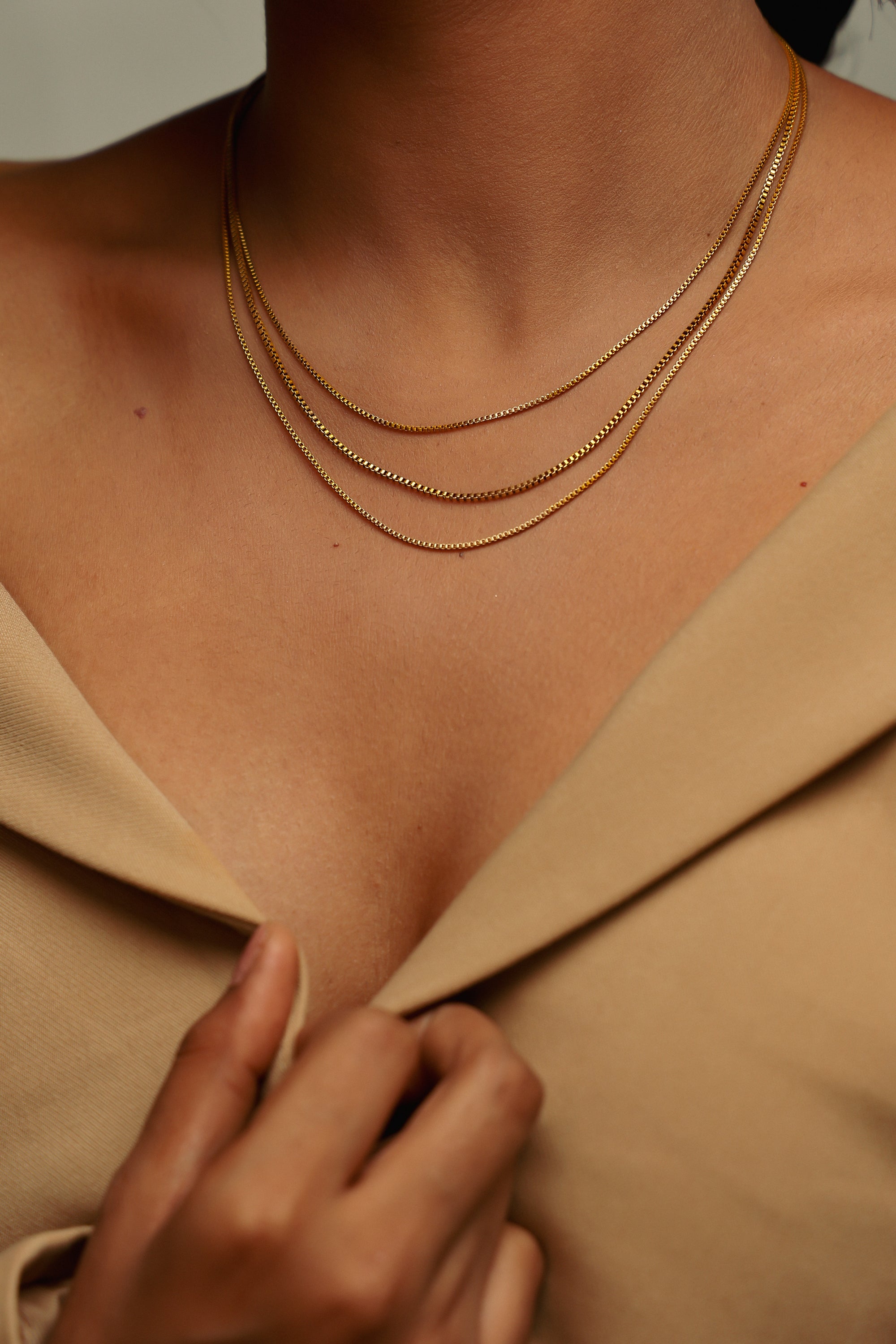 RENNE THREE LAYER CHAIN