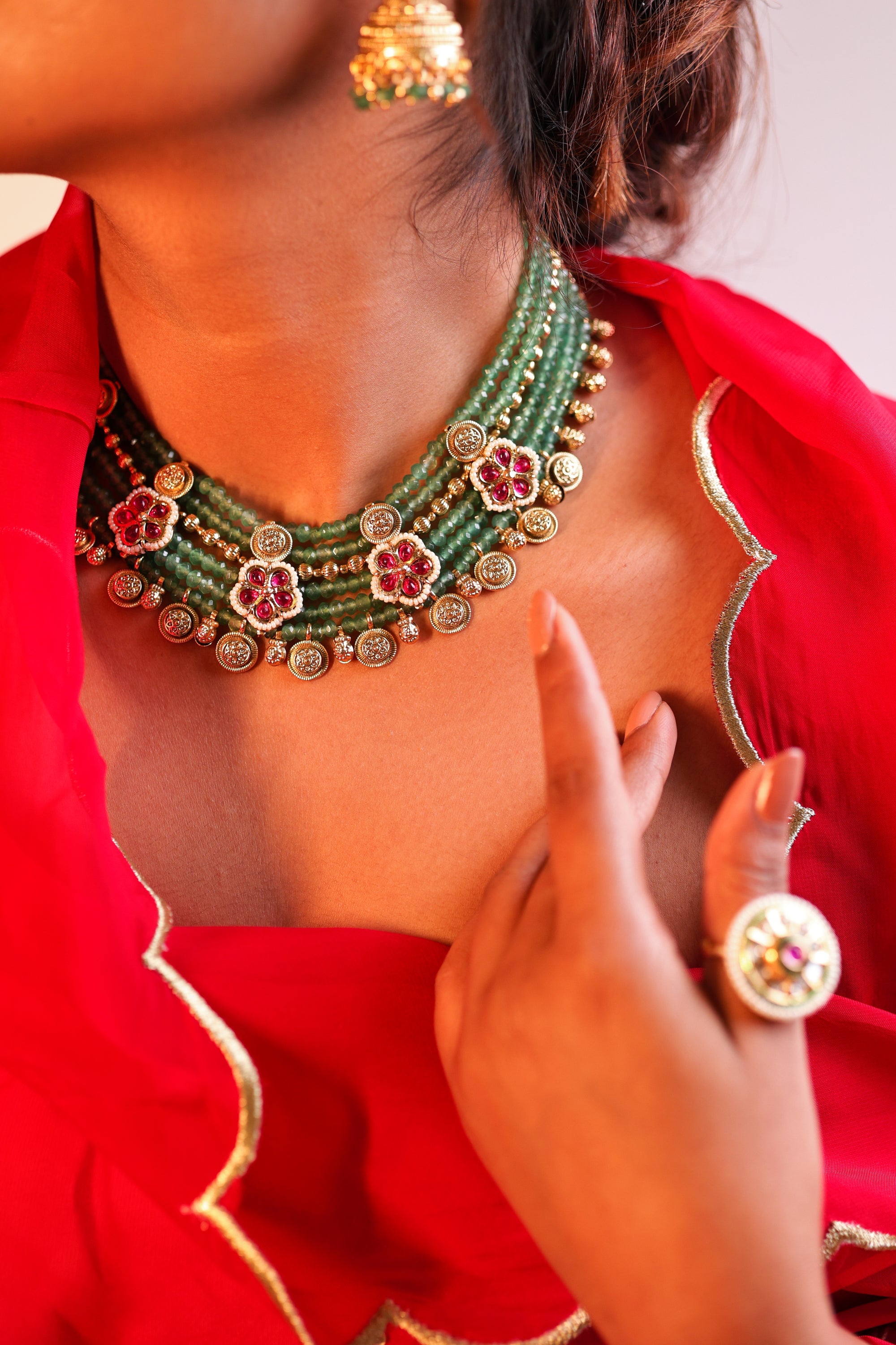 SADIRA NECKLACE SET - LittleJuels