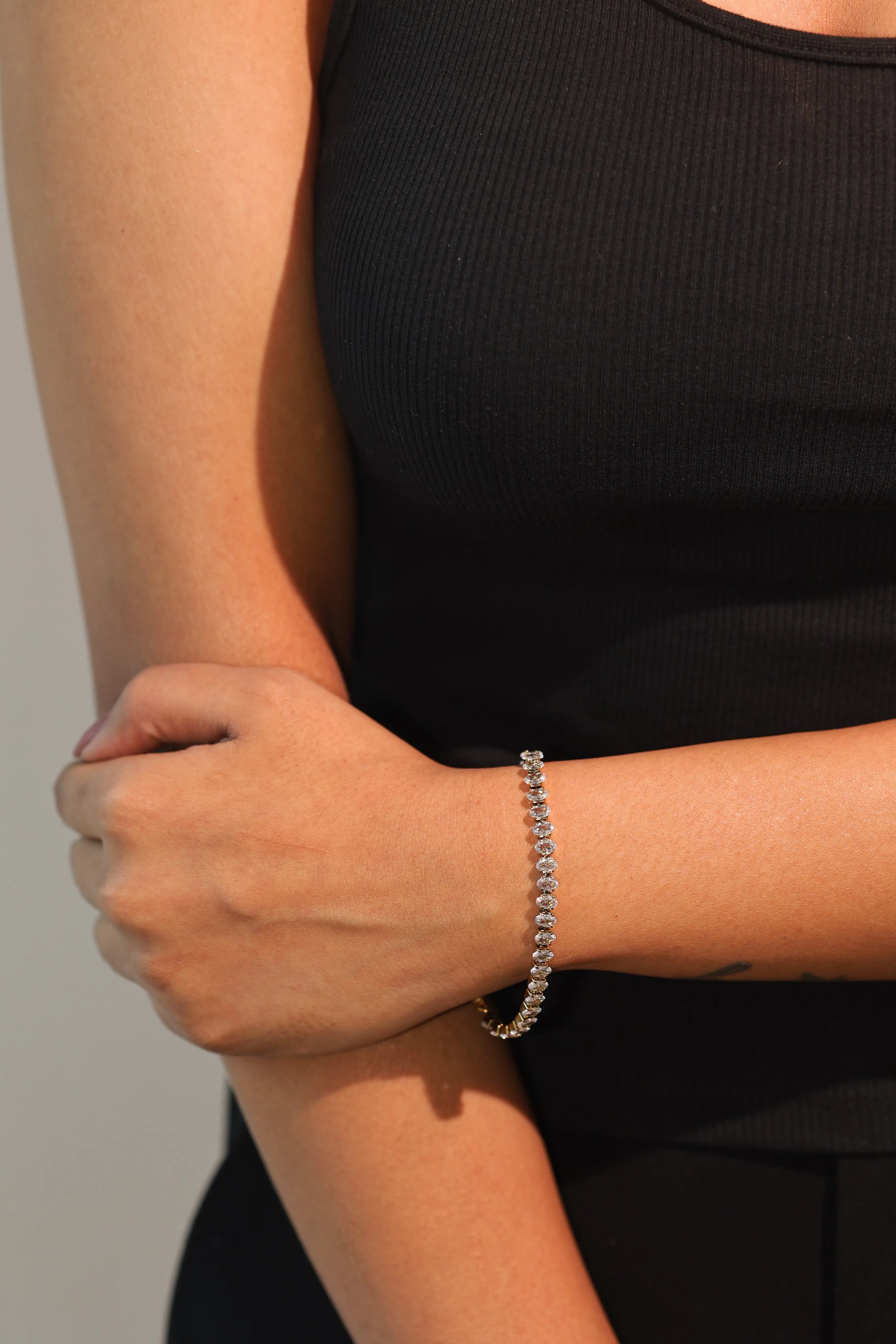 TENNIS BRACELET OVAL - LittleJuels