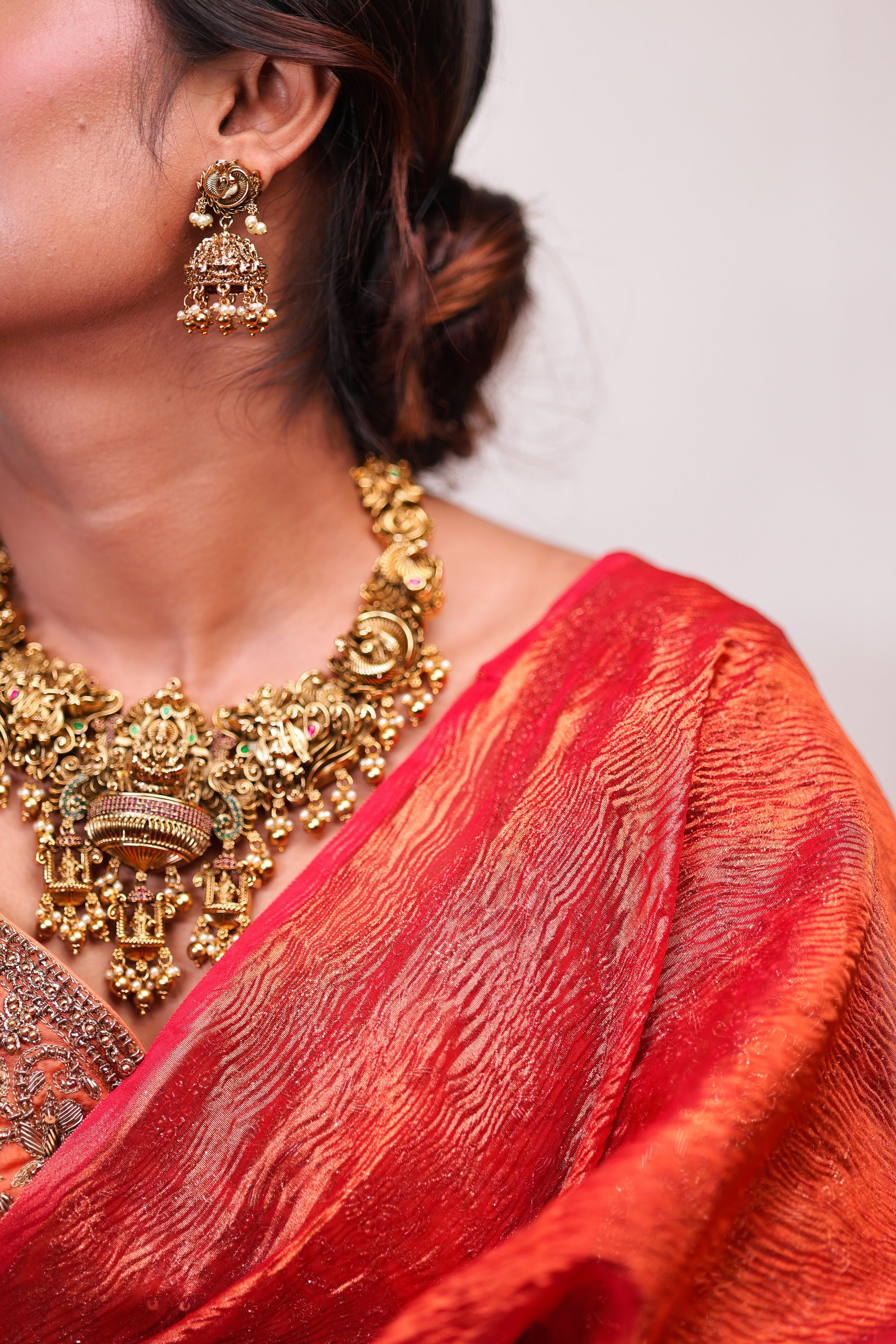 ZAHRIA TEMPLE NECKLACE SET - LittleJuels