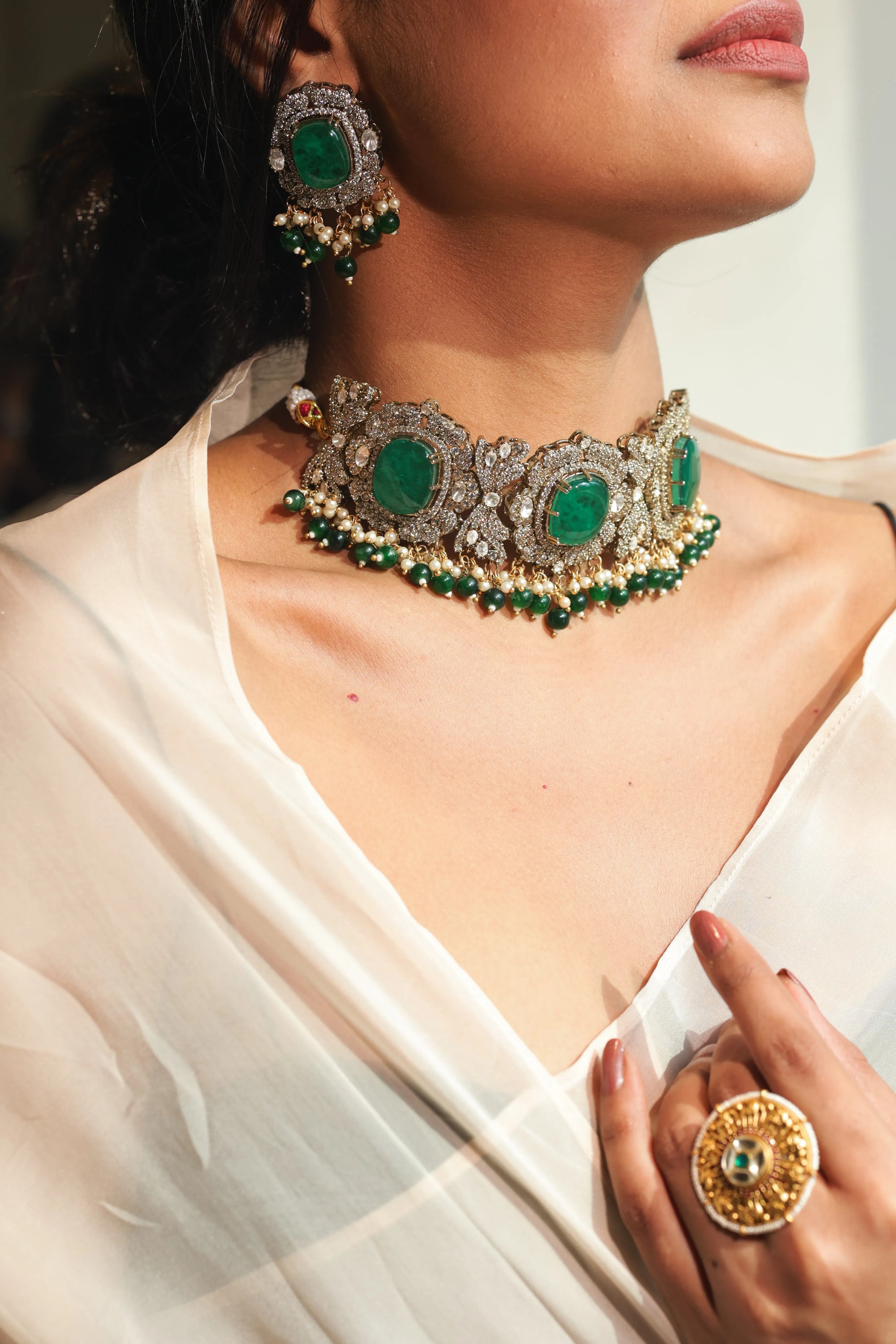 ZAIRA NECKLACE SET - LittleJuels