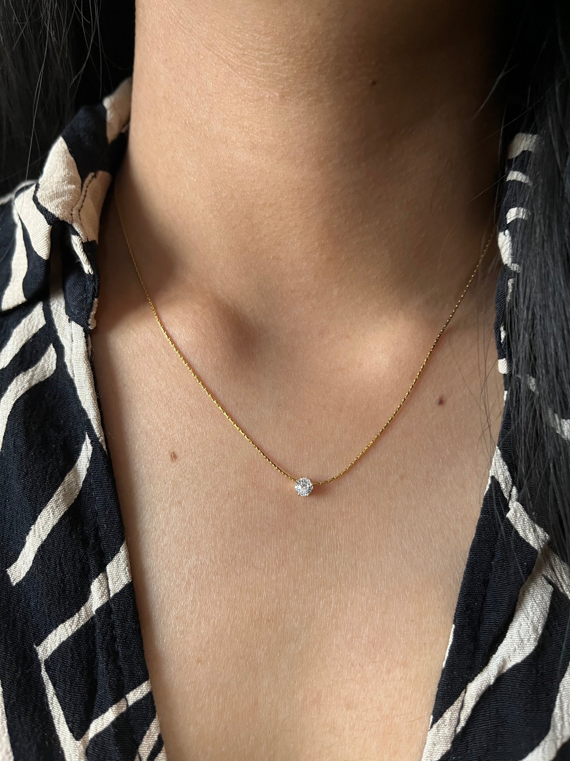 SOLITAIRE NECKLACE - LittleJuels