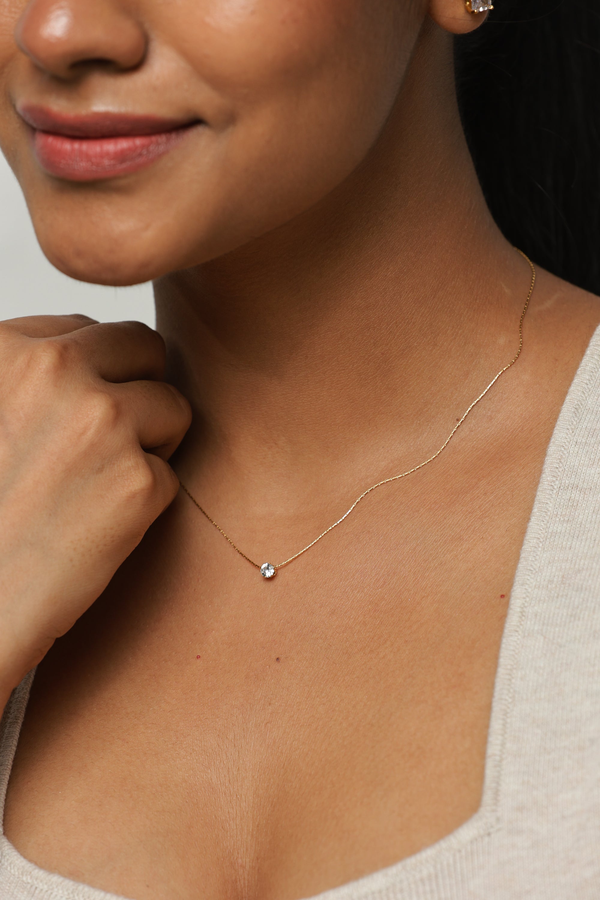 SOLITAIRE NECKLACE - LittleJuels