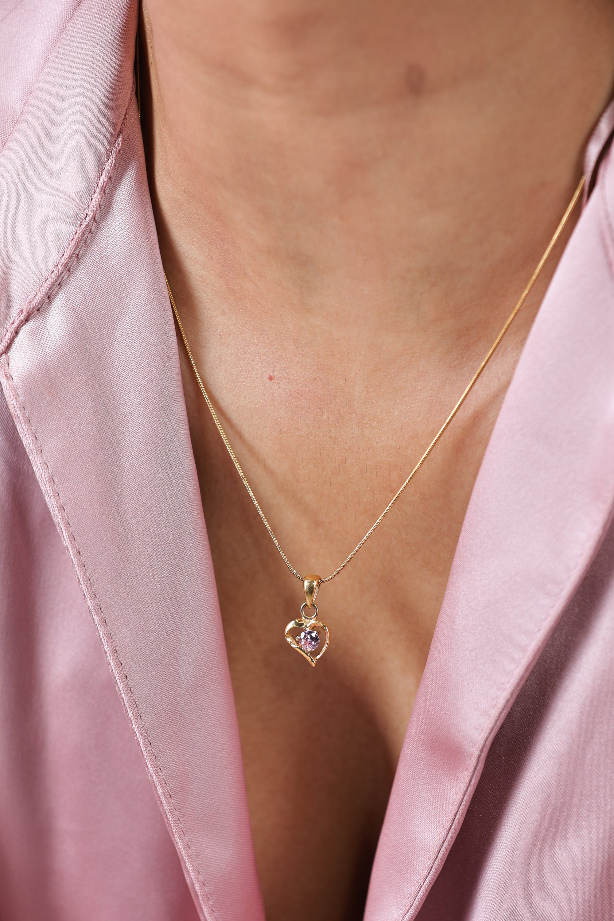 Isadora Heart Necklace - LittleJuels