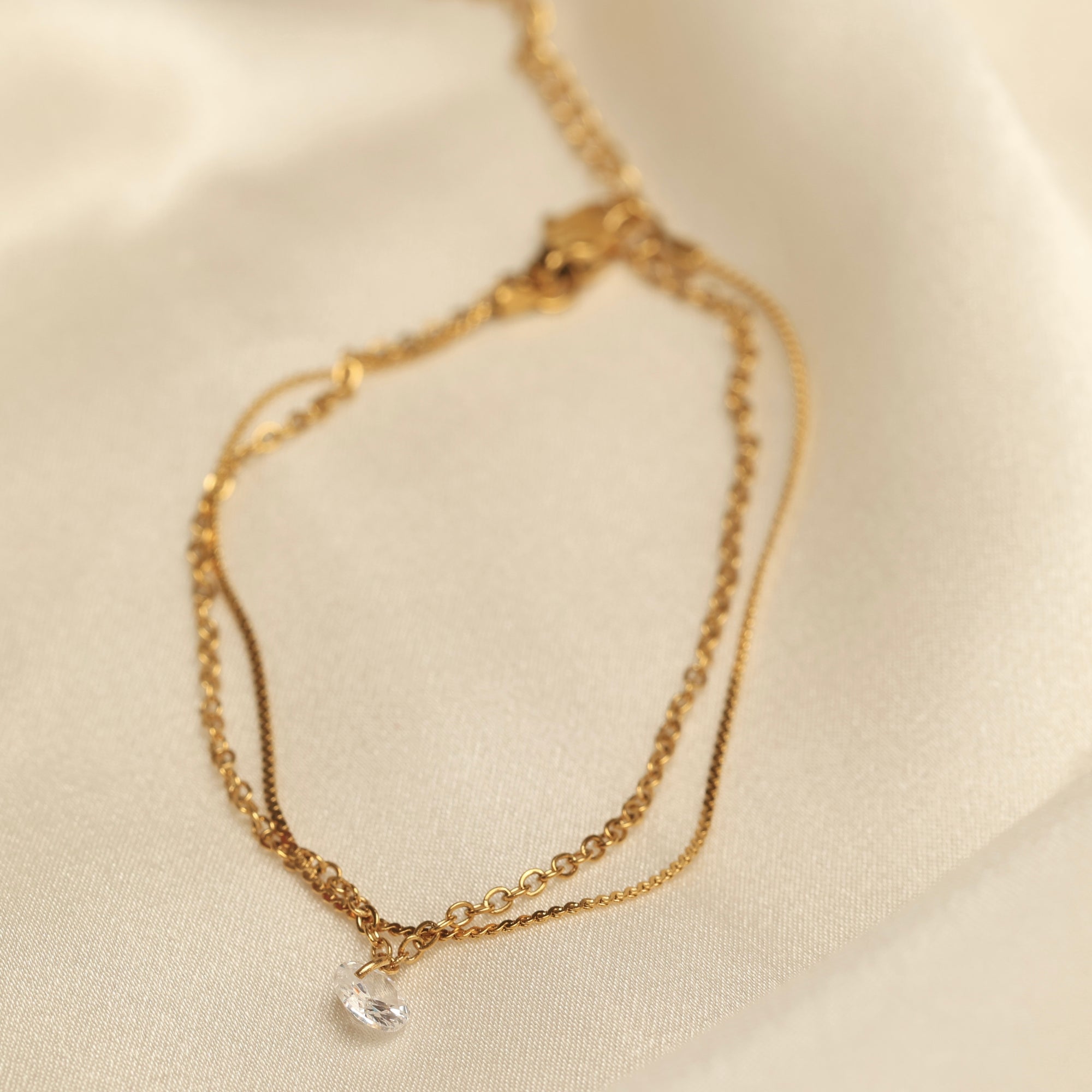 Dainty Double Layer Bracelet - LittleJuels