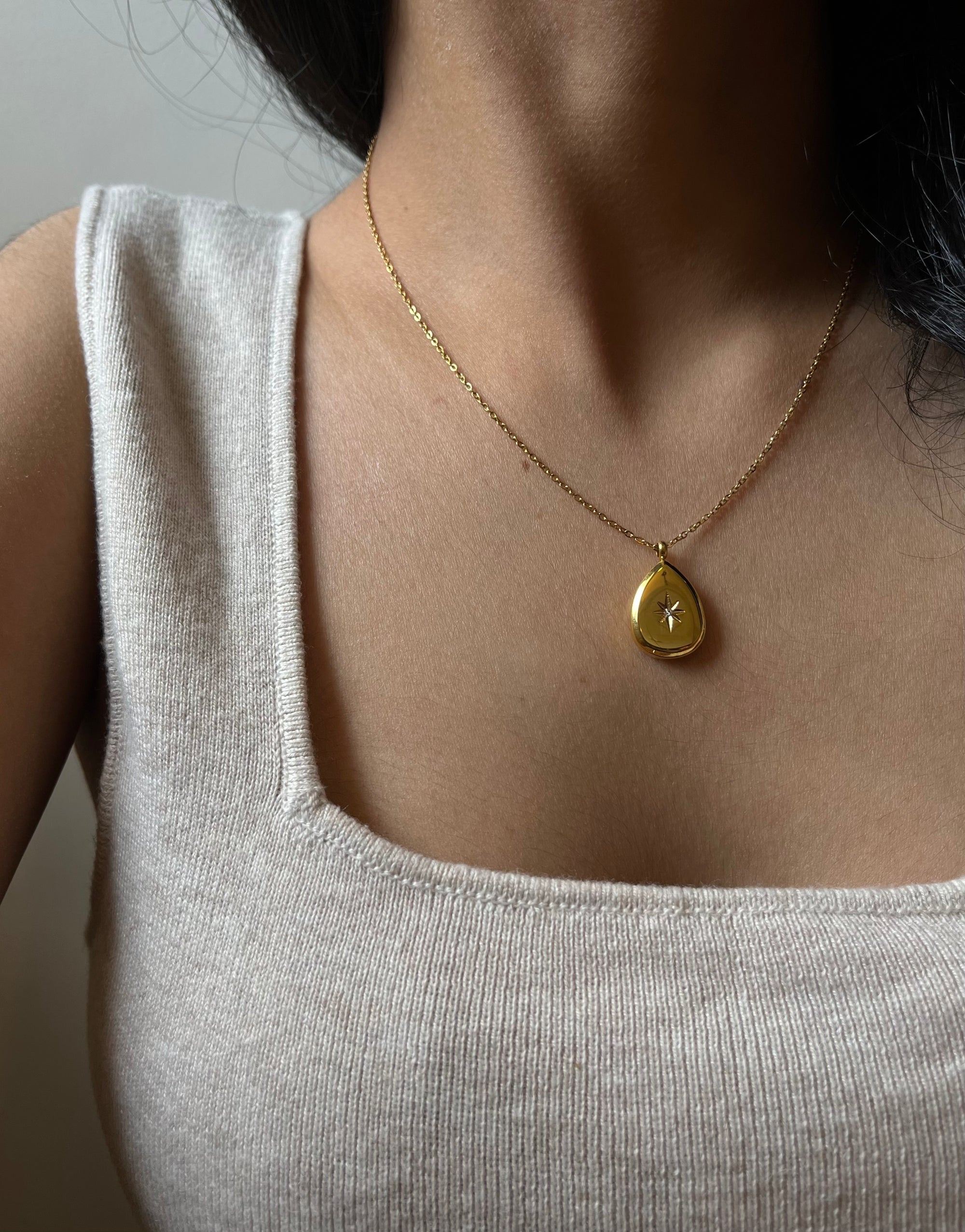 Grace Necklace - Teardrop - LittleJuels