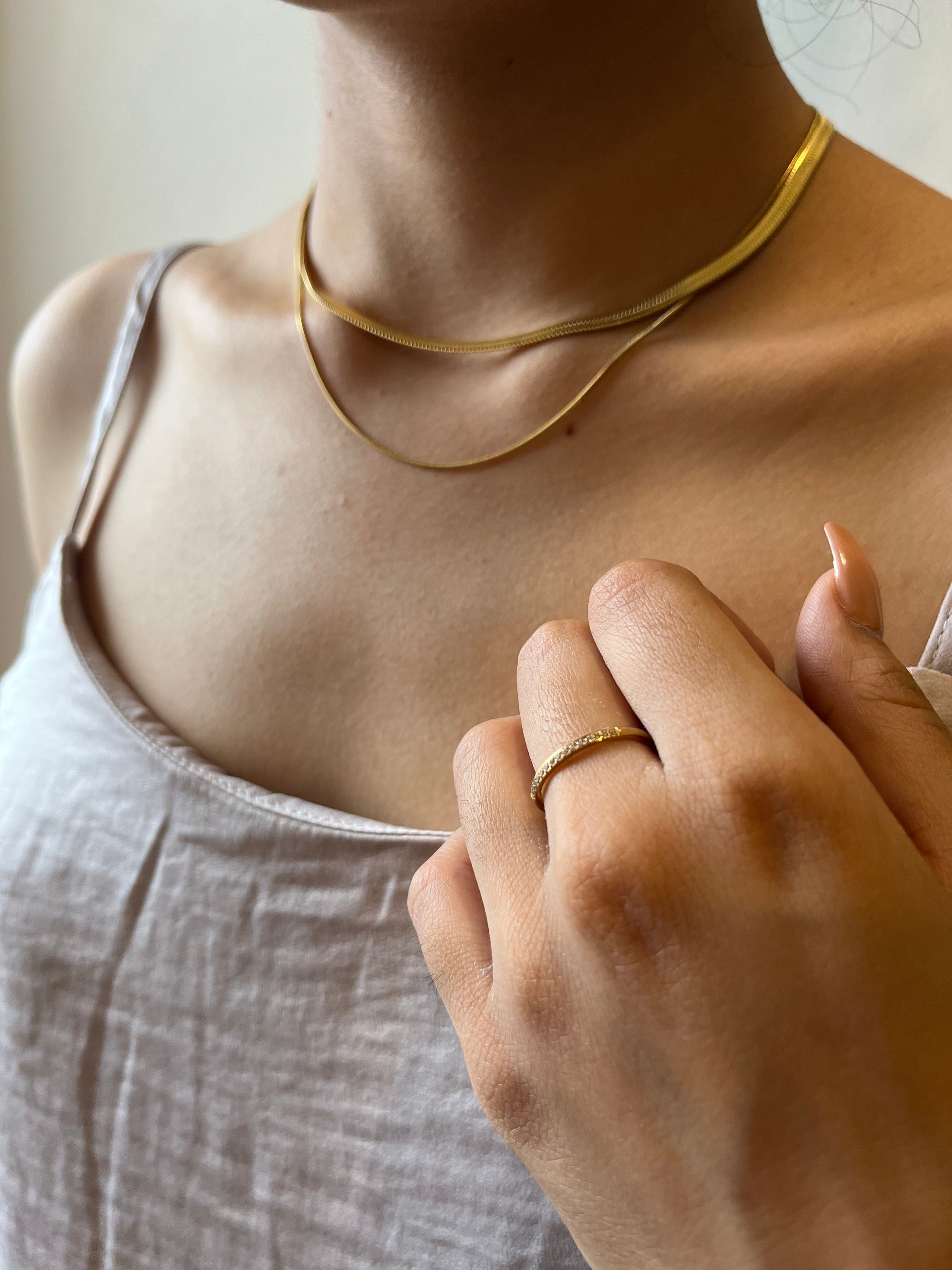 Selma Double Layer Necklace